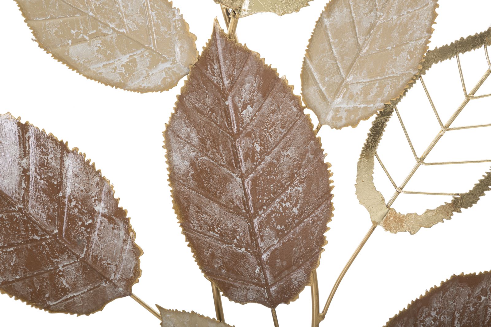 Pannello decorativo foglie in ferro per decorazioni ambienti –