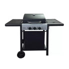 BARBECUE BBQ A GAS PIETRA LAVICA CON FORNELLO LATERALE CON COPERCHIO 2 FUOCHI+1 BOSTON