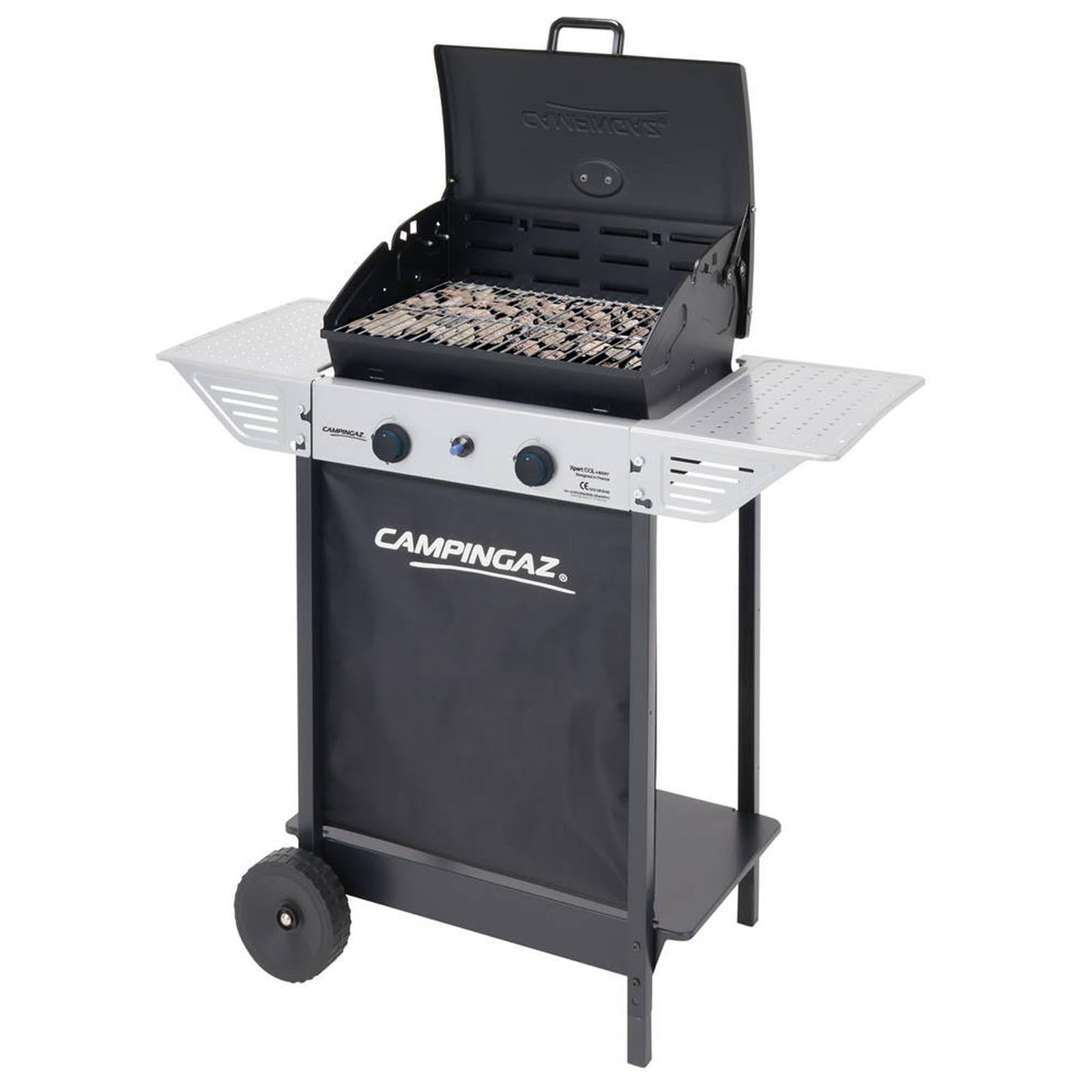 BARBECUE BBQ FORNELLO BRACE GRIGLIA CON RUOTE A PIETRA LAVICA XPERT 100L