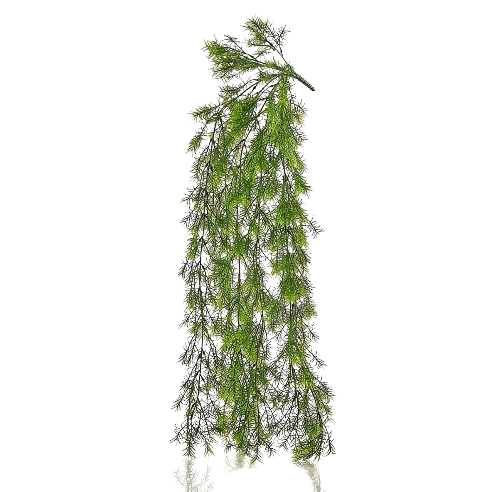 Pianta artificiale verde Asparagus ramo cadente decorazione da h 85 –