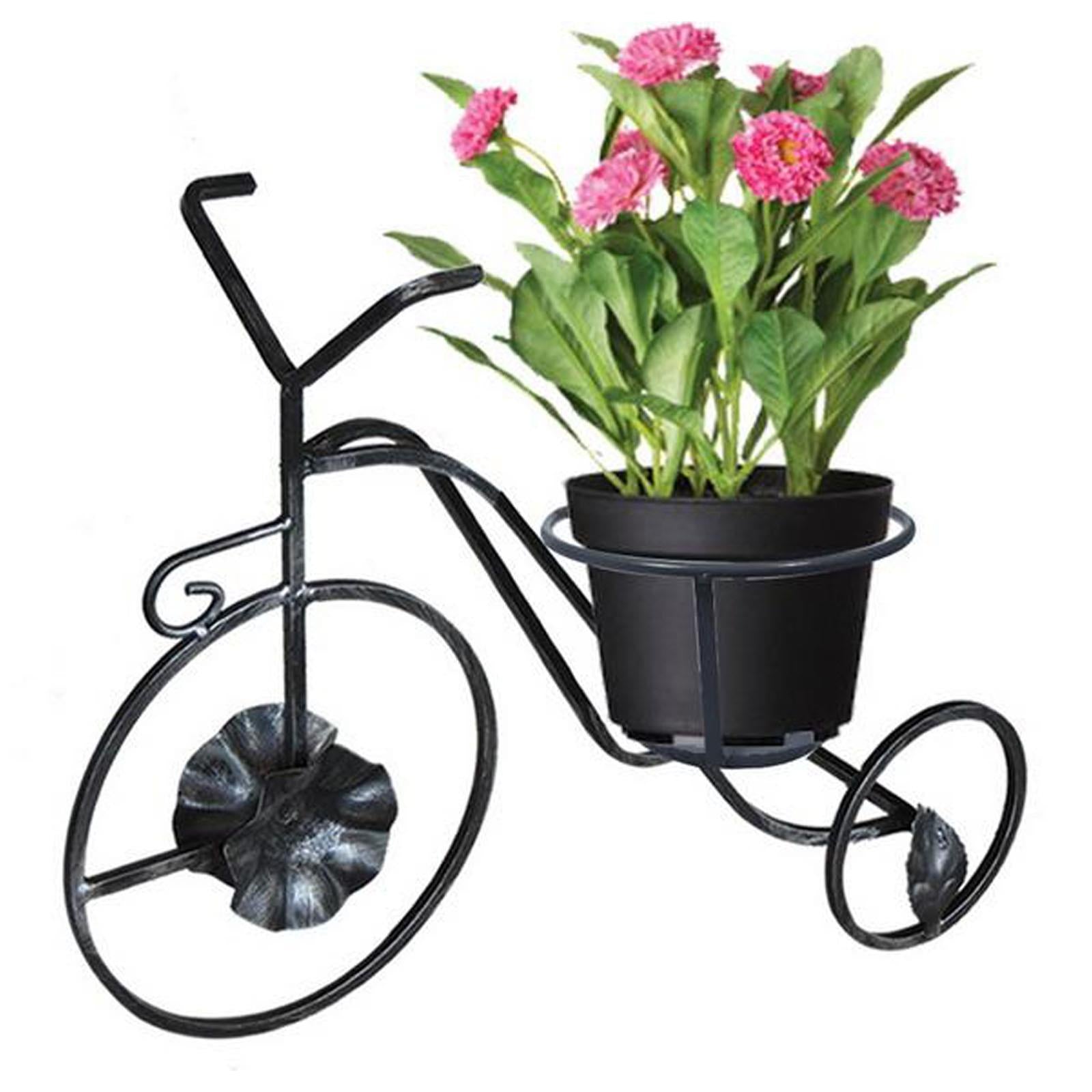 FIORIERA PORTAVASO BICICLETTA ARREDO 1 VASO FIORI PIANTE GIARDINO VASI ESTERNO