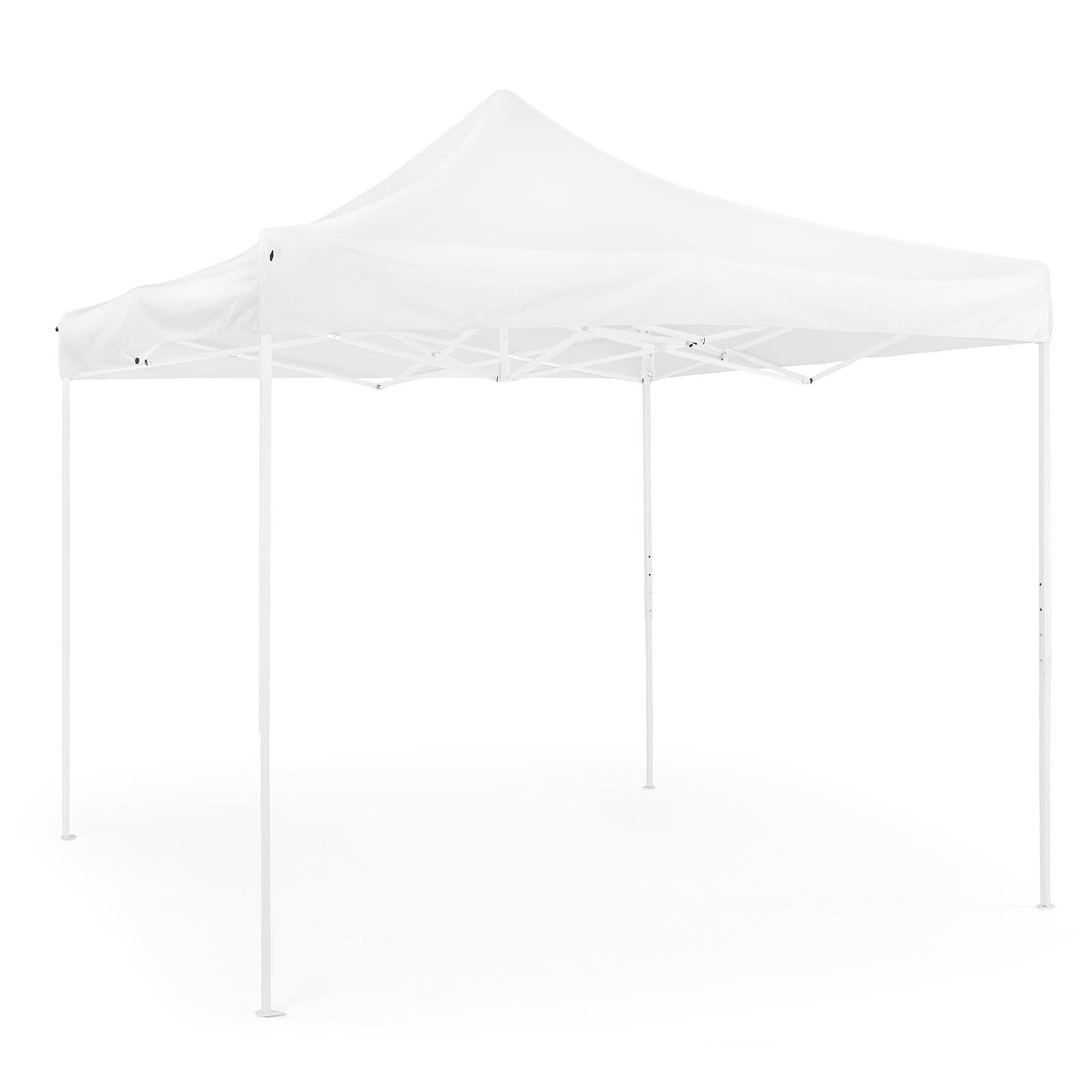 Gazebo bianco 3x4,5 pieghevole a fisarmonica da campeggio