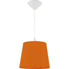 Lampadario maida lampada da soffitto pendente plafoniera per soggiorno cameretta big (arancio)